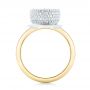  18K Gold And 18k Yellow Gold Custom Two-tone Diamond Engagement Ring - Front View -  102947 - Thumbnail