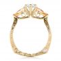 18k Yellow Gold And 18K Gold 18k Yellow Gold And 18K Gold Custom Two-tone Marquise Diamond En Topaz Engagement Ring - Front View -  102269 - Thumbnail