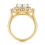 14k Yellow Gold 14k Yellow Gold Custom Vintage Style Asscher Diamond Engagement Ring - Front View -  104398 - Thumbnail