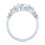 14k White Gold 14k White Gold Custom Diamond Cluster Engagement Ring - Front View -  104052 - Thumbnail