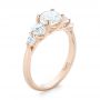 14k Rose Gold 14k Rose Gold Custom Diamond Engagement Ring - Three-Quarter View -  103406 - Thumbnail