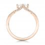 14k Rose Gold 14k Rose Gold Custom Diamond Engagement Ring - Front View -  102412 - Thumbnail