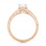 18k Rose Gold 18k Rose Gold Custom Diamond Engagement Ring - Front View -  102471 - Thumbnail