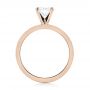 18k Rose Gold 18k Rose Gold Custom Diamond Engagement Ring - Front View -  103480 - Thumbnail