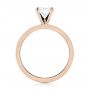 18k Rose Gold 18k Rose Gold Custom Diamond Engagement Ring - Front View -  103480 - Thumbnail