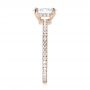 14k Rose Gold 14k Rose Gold Custom Diamond Engagement Ring - Side View -  103228 - Thumbnail