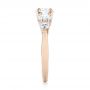 18k Rose Gold 18k Rose Gold Custom Diamond Engagement Ring - Side View -  103406 - Thumbnail