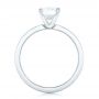 18k White Gold 18k White Gold Custom Diamond Engagement Ring - Front View -  102381 - Thumbnail