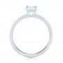  Platinum Platinum Custom Diamond Engagement Ring - Front View -  103228 - Thumbnail
