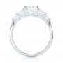 14k White Gold 14k White Gold Custom Diamond Engagement Ring - Front View -  103406 - Thumbnail