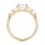 18k Yellow Gold 18k Yellow Gold Custom Diamond Engagement Ring - Front View -  103406 - Thumbnail