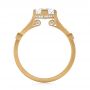 14k Yellow Gold 14k Yellow Gold Custom Sandblasted Diamond Engagement Ring - Front View -  103379 - Thumbnail