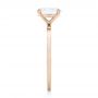 14k Rose Gold 14k Rose Gold Custom Solitaire Diamond Engagement Ring - Side View -  102876 - Thumbnail