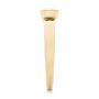 18k Yellow Gold Custom Solitaire Diamond Engagement Ring - Side View -  102943 - Thumbnail