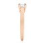14k Rose Gold 14k Rose Gold Custom Solitaire Engagement Ring - Side View -  104066 - Thumbnail