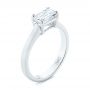 Platinum Platinum Custom Solitaire Engagement Ring - Three-Quarter View -  104066 - Thumbnail