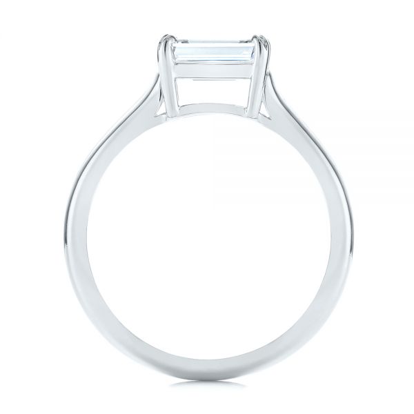  Platinum Platinum Custom Solitaire Engagement Ring - Front View -  104066