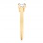 18k Yellow Gold Custom Solitaire Engagement Ring - Side View -  104066 - Thumbnail