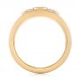 18k Yellow Gold 18k Yellow Gold Custom Three Stone Diamond Engagement Ring - Front View -  103520 - Thumbnail