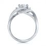  Platinum Platinum Custom Diamond Engagement Ring - Front View -  100433 - Thumbnail