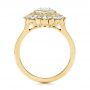 18k Yellow Gold 18k Yellow Gold Diamond Double Halo Engagement Ring - Front View -  106489 - Thumbnail