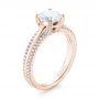 14k Rose Gold 14k Rose Gold Diamond Engagement Ring - Three-Quarter View -  103078 - Thumbnail