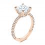 14k Rose Gold 14k Rose Gold Diamond Engagement Ring - Three-Quarter View -  106439 - Thumbnail