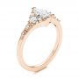 18k Rose Gold 18k Rose Gold Diamond Engagement Ring - Three-Quarter View -  106659 - Thumbnail