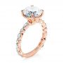 18k Rose Gold Diamond Engagement Ring