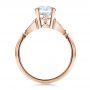 14k Rose Gold 14k Rose Gold Diamond Engagement Ring - Front View -  100100 - Thumbnail