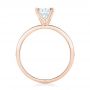 18k Rose Gold 18k Rose Gold Diamond Engagement Ring - Front View -  102585 - Thumbnail