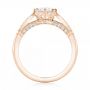 14k Rose Gold 14k Rose Gold Diamond Engagement Ring - Front View -  102672 - Thumbnail