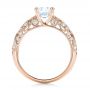 18k Rose Gold 18k Rose Gold Diamond Engagement Ring - Front View -  103063 - Thumbnail