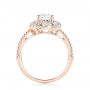 14k Rose Gold 14k Rose Gold Diamond Engagement Ring - Front View -  103678 - Thumbnail