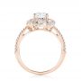 18k Rose Gold 18k Rose Gold Diamond Engagement Ring - Front View -  103678 - Thumbnail