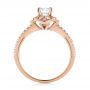 18k Rose Gold 18k Rose Gold Diamond Engagement Ring - Front View -  103680 - Thumbnail