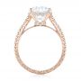 18k Rose Gold 18k Rose Gold Diamond Engagement Ring - Front View -  103714 - Thumbnail