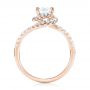 18k Rose Gold 18k Rose Gold Diamond Engagement Ring - Front View -  103833 - Thumbnail