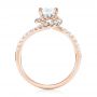 14k Rose Gold 14k Rose Gold Diamond Engagement Ring - Front View -  103833 - Thumbnail