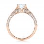 14k Rose Gold 14k Rose Gold Diamond Engagement Ring - Front View -  103902 - Thumbnail