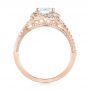 14k Rose Gold 14k Rose Gold Diamond Engagement Ring - Front View -  103903 - Thumbnail