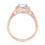 18k Rose Gold 18k Rose Gold Diamond Engagement Ring - Front View -  103903 - Thumbnail