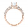 14k Rose Gold 14k Rose Gold Diamond Engagement Ring - Front View -  103905 - Thumbnail