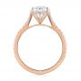 14k Rose Gold 14k Rose Gold Diamond Engagement Ring - Front View -  104177 - Thumbnail