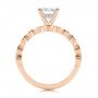 14k Rose Gold 14k Rose Gold Diamond Engagement Ring - Front View -  106438 - Thumbnail
