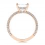 14k Rose Gold 14k Rose Gold Diamond Engagement Ring - Front View -  106439 - Thumbnail