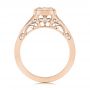 18k Rose Gold 18k Rose Gold Diamond Engagement Ring - Front View -  106592 - Thumbnail