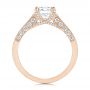 14k Rose Gold 14k Rose Gold Diamond Engagement Ring - Front View -  106664 - Thumbnail
