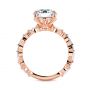 14k Rose Gold 14k Rose Gold Diamond Engagement Ring - Front View -  106861 - Thumbnail