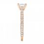 14k Rose Gold 14k Rose Gold Diamond Engagement Ring - Side View -  103086 - Thumbnail